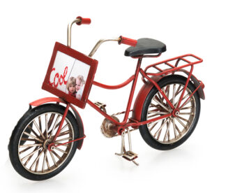 Fahrrad rot 26,5x8,5x14 cm Dekorahmen