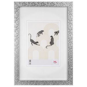 Designrahmen Mosaic silber 10x15cm